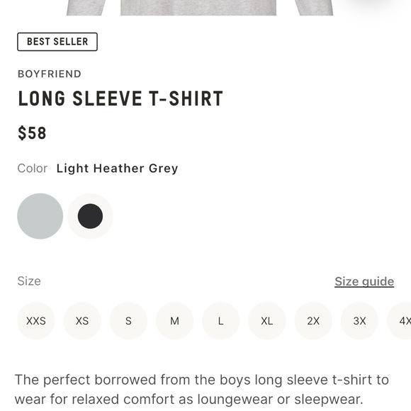 SKIMS boyfriend top - Picture 4 of 4